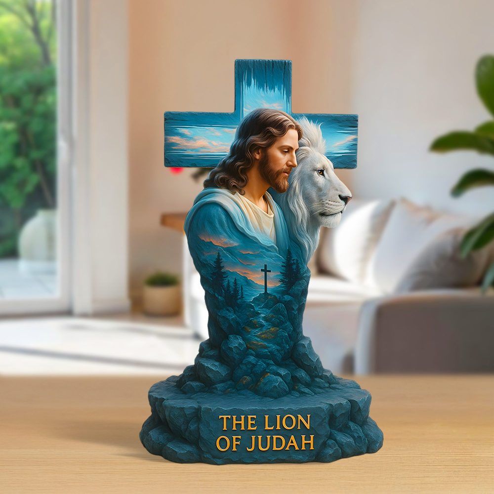Jesus The Lion Of Judas Acrylic Plaque, Gifts For Christians With Loyal Faith 05Qhpu170725 - Image 3