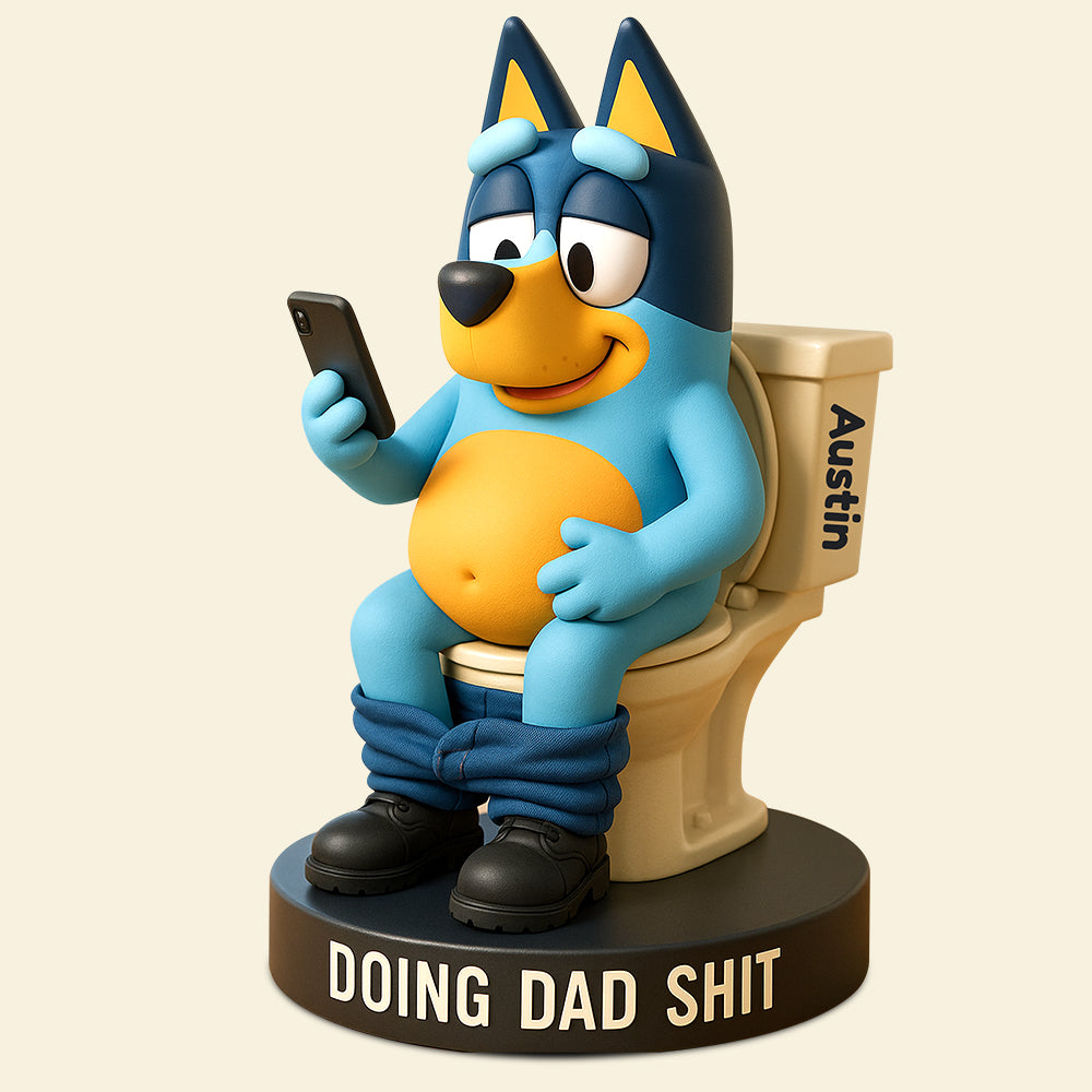 Funny Dad Doing Acrylic Plaque - Personalized Gifts For Dad 03Ohdt090525 - Image 3