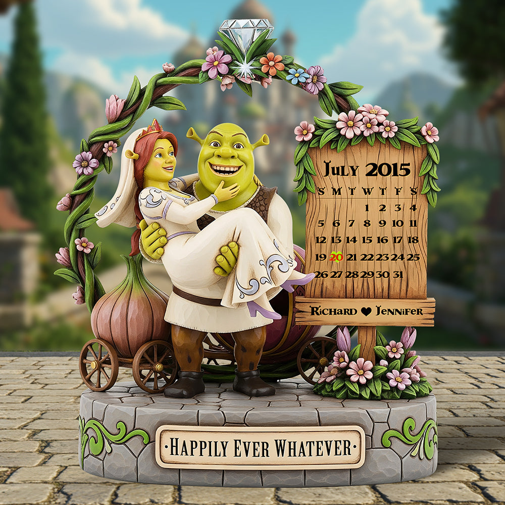 Happily Ever Acrylic Plaque - Personalized Gifts For Couple 01Qhqn250625 - Image 2