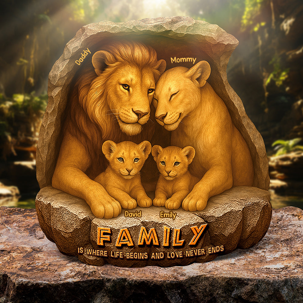 Our Cozy Christmas Family – Personalized Plaque For The Holidays 05Xqqn040425 - Image 3