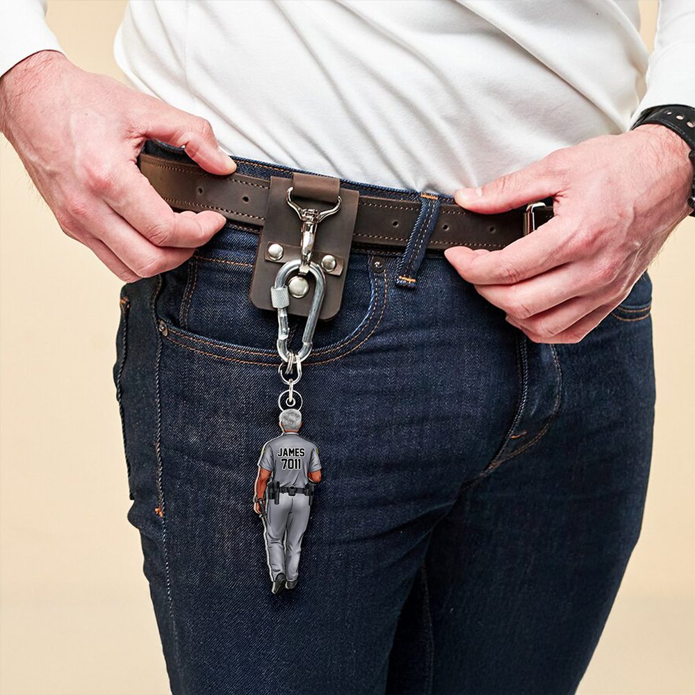 Personalized Gifts For Police Officer Keychain 01Qhhu130325Hh - Image 3