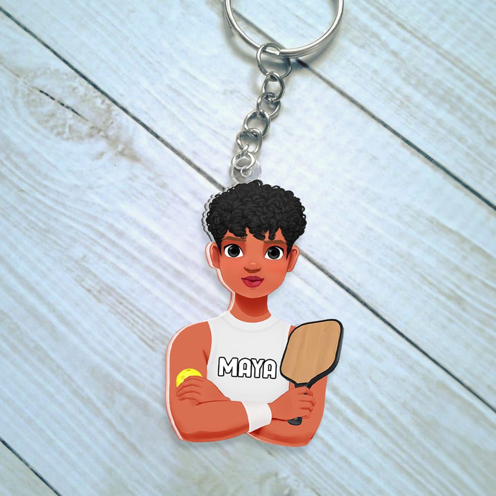 Personalized Gifts For Pickleball Lover Keychain 013Qhhu220125Pa - Image 2