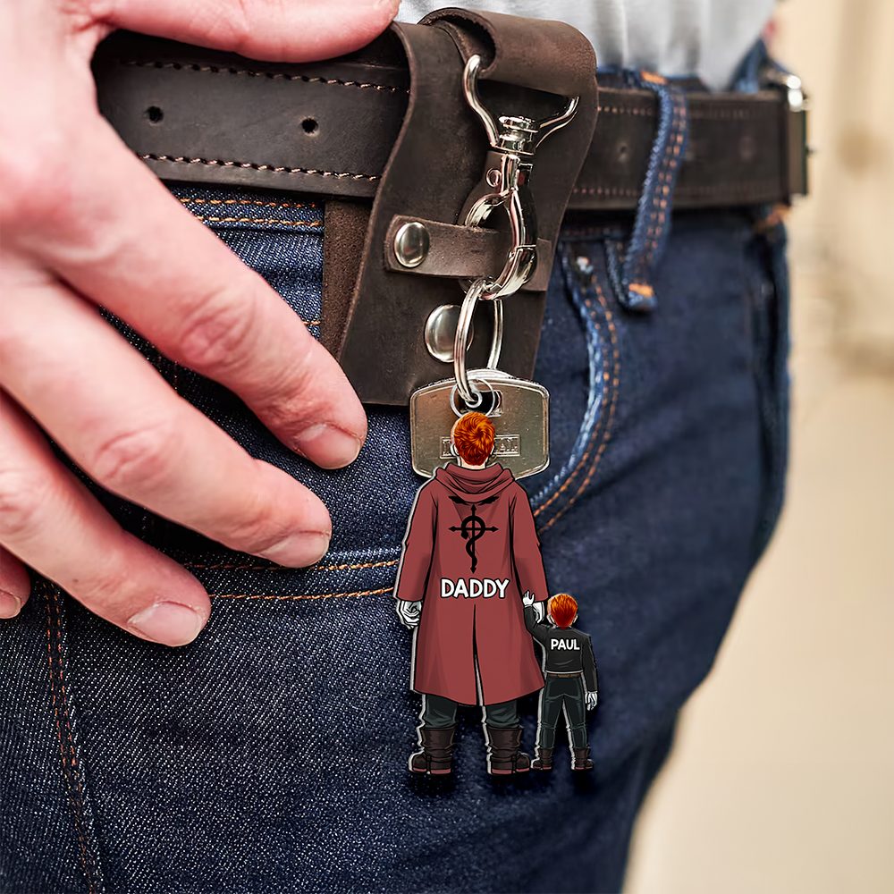 Dad Keychain - Personalized Gifts For Dad 08Qhhu020525 - Image 4