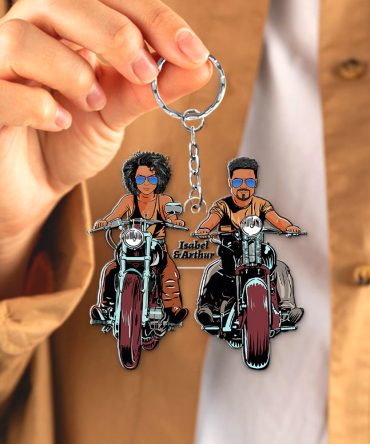 Personalized Gifts For Couple Motocross Keychain 03Qhhu090125Tm