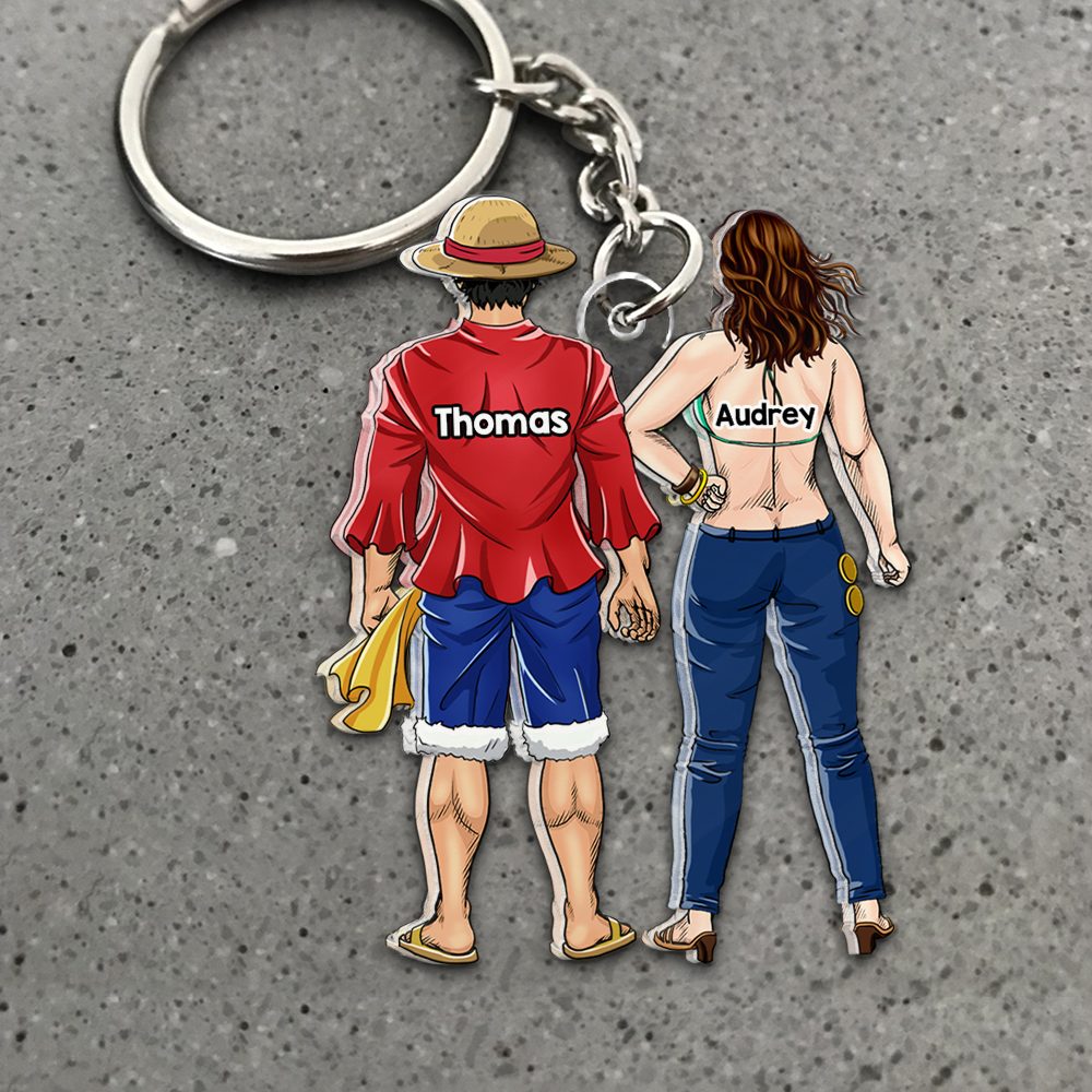 Personalized Gifts For Couple Keychain 02Qhhu090125Pa - Image 3
