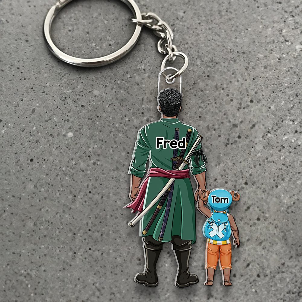 Dad Keychain- Personalized Gifts For Dad 02Qhhu120525Pa - Image 3