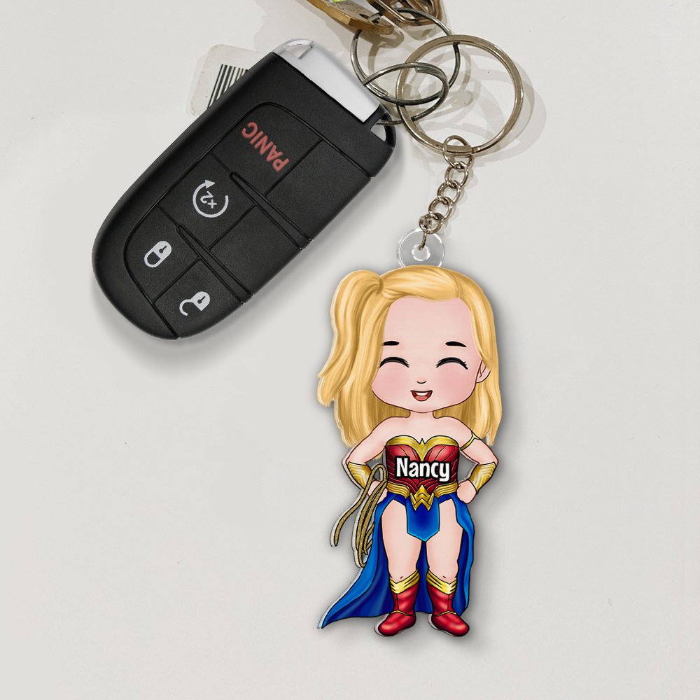 Personalized Gifts For Superhero Fans Keychain 06Qhhu170125Pa