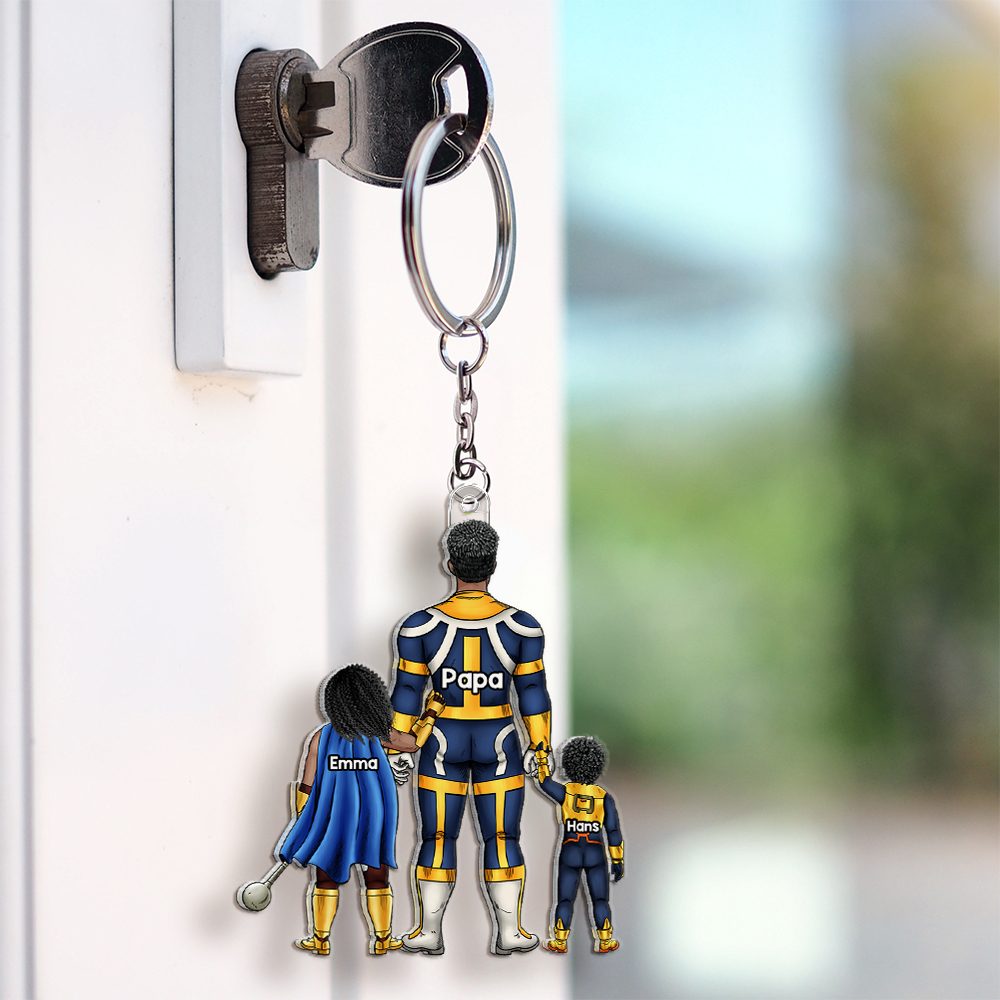 Energy Dad Acrylic Keychain - Personalized Gifts For Dad 03Qhhu210525Hg