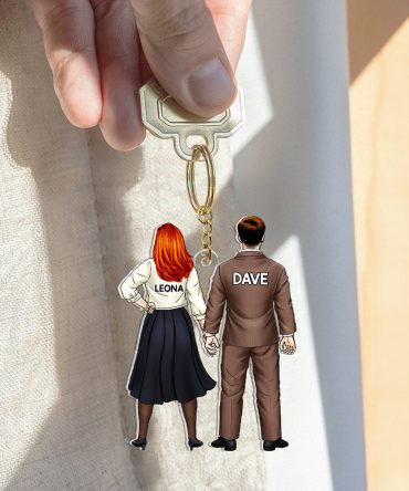 Personalized Gifts For Couple Keychain 14Qhhu110125Pa