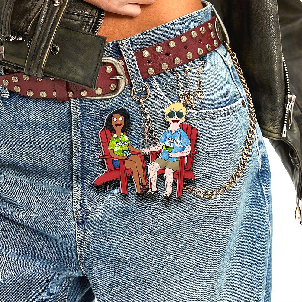 Personalized Gifts For Couple Keychain Cartoon Couple 01Qhhu100225Pa - Image 3