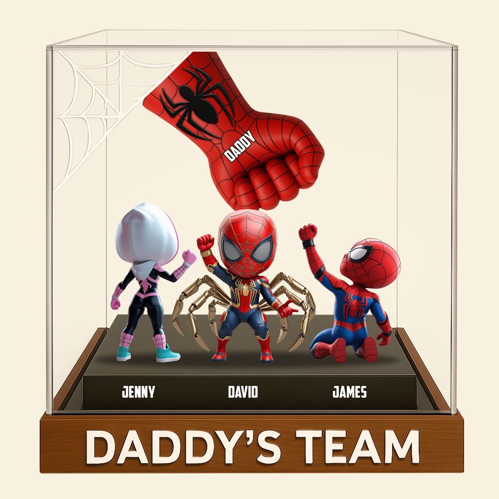 Dad Team Plaque - Personalized Christmas Decor Gifts For Dad 03Natn190525 - Image 4