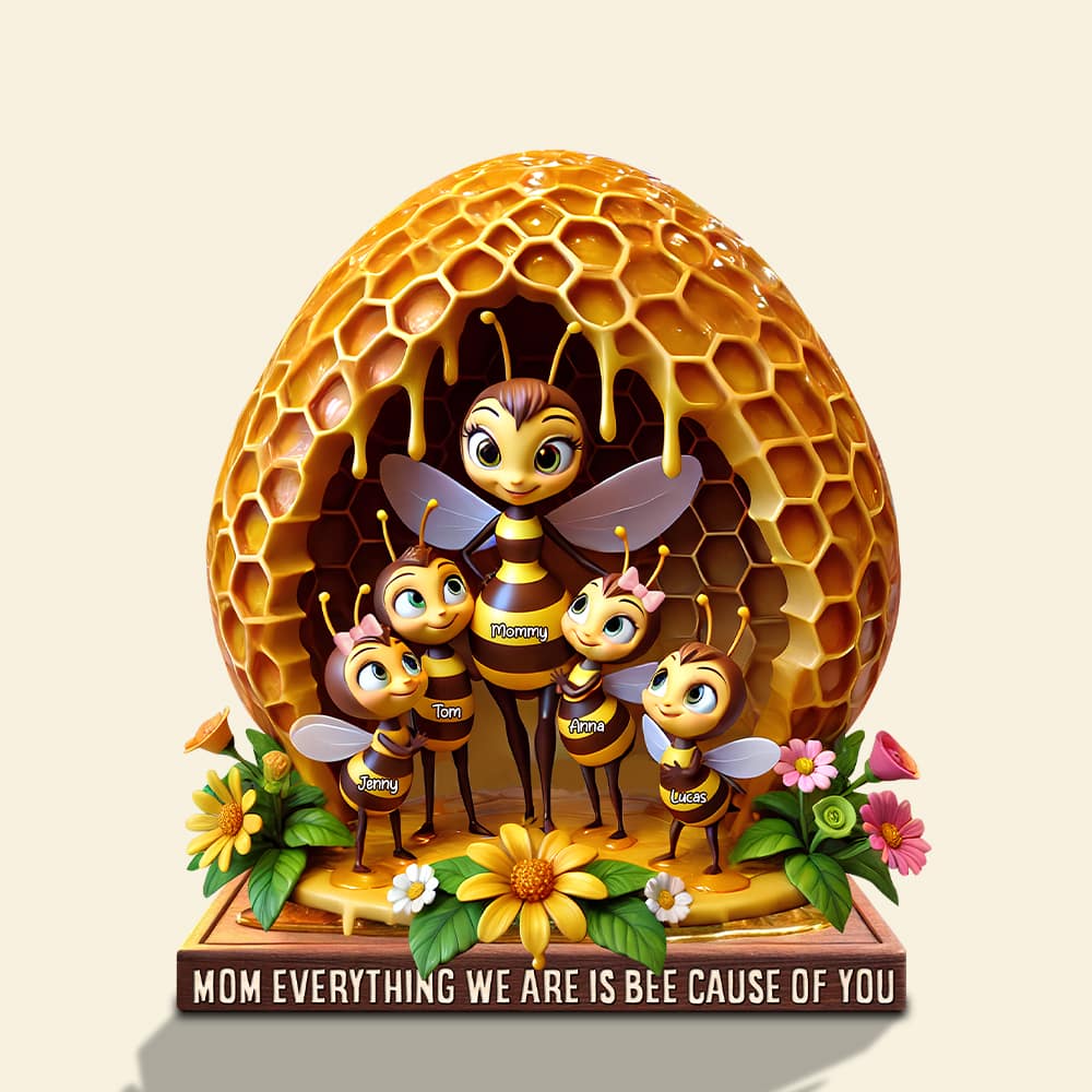 Personalized Gifts For Bee Mom Plaque 03Tgtn270325 - Image 4