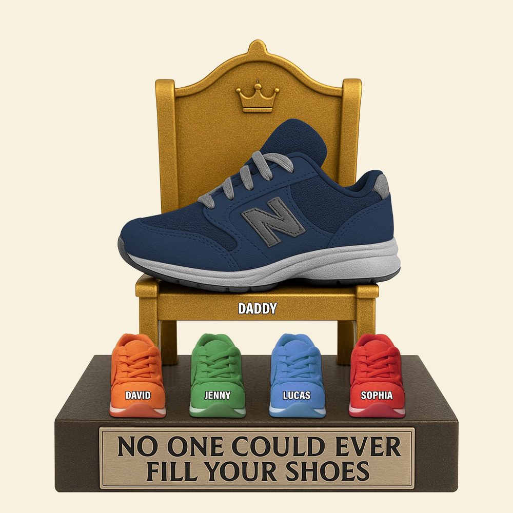 Sneaker Dad Plaque - Personalized Gifts For Dad 02Natn060525 - Image 4