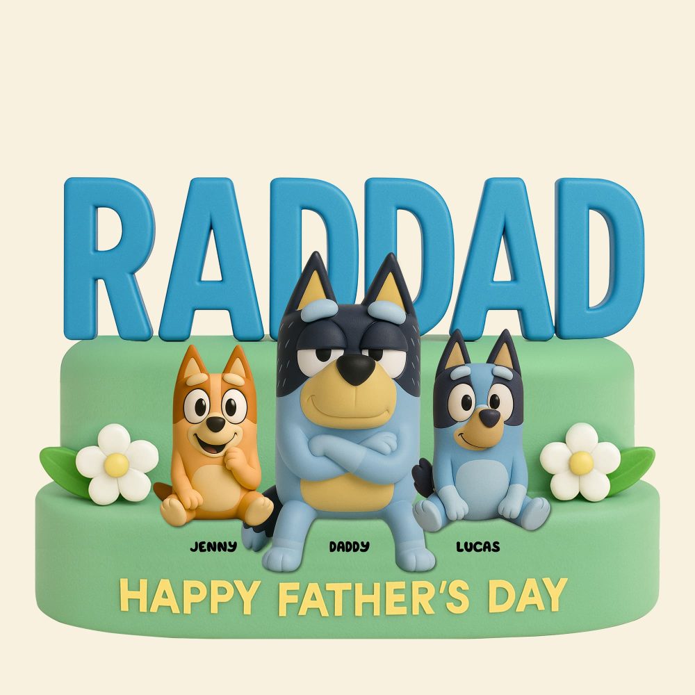Rad Dad Plaque Personalized Gifts For Dad 05Natn120525 - Image 4