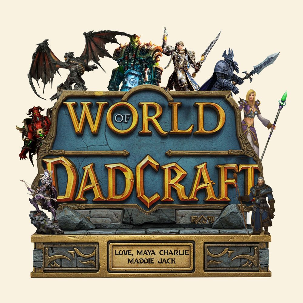 Dadcraft Acrylic Plaque Personalized Christmas Gifts For Gamer Dad 02Qhtn090525 - Image 4