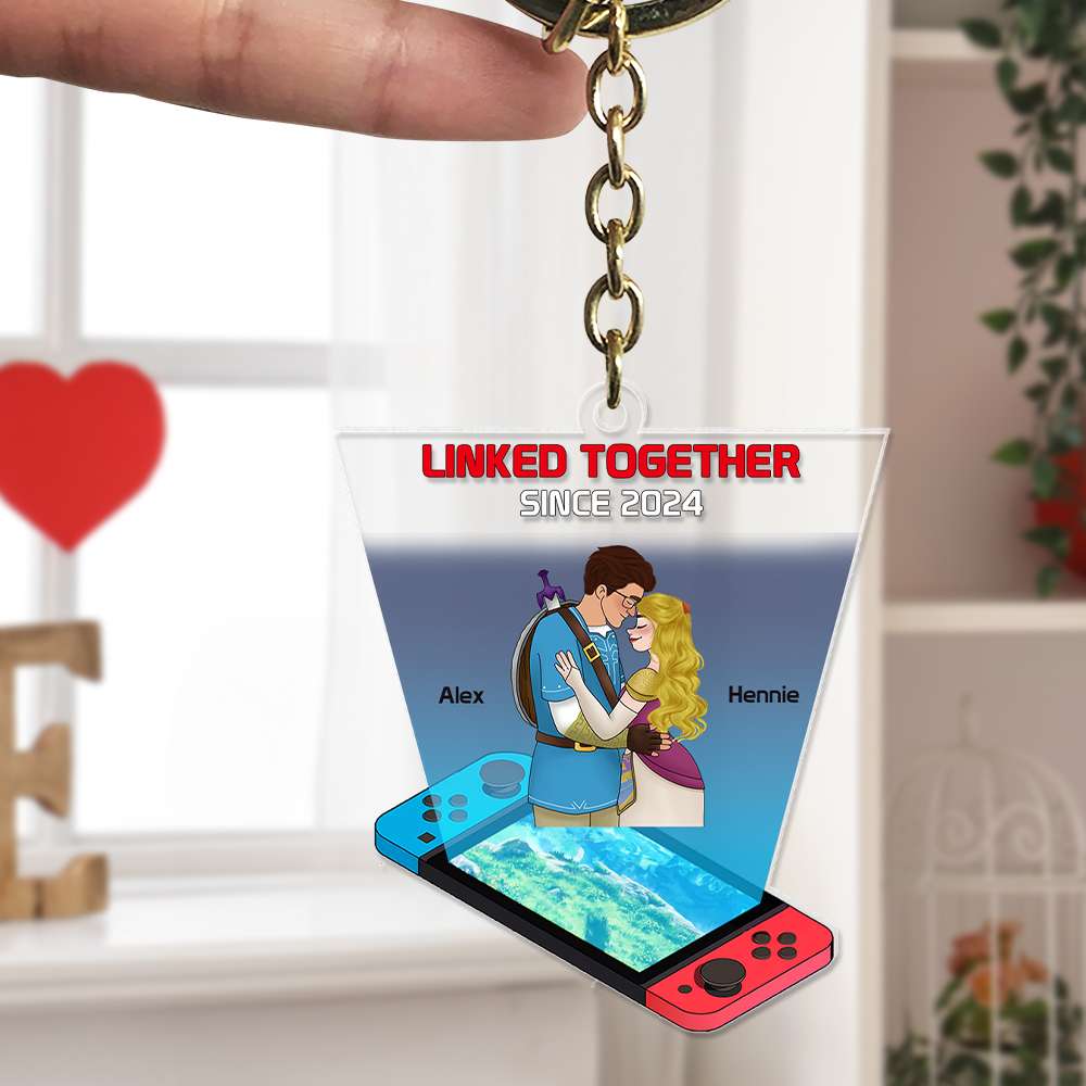 Personalized Gifts For Couples Acrylic Keychain 02Tolu031224Hg