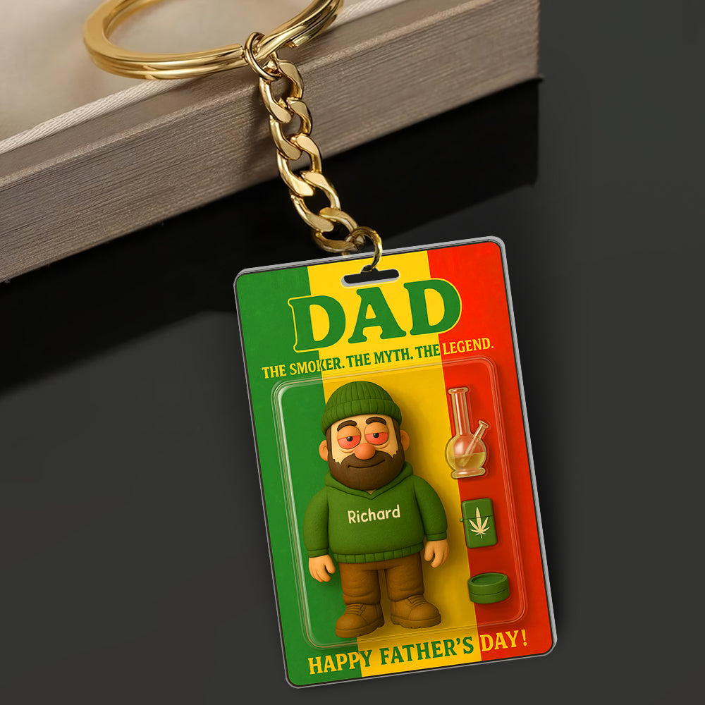 The Legend Dad Acrylic Keychain - Personalized Gifts For Father 02Toqn260425