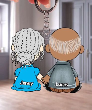 Personalized Gifts For Couple Acrylic Keychain 04Ohtn021224Hg