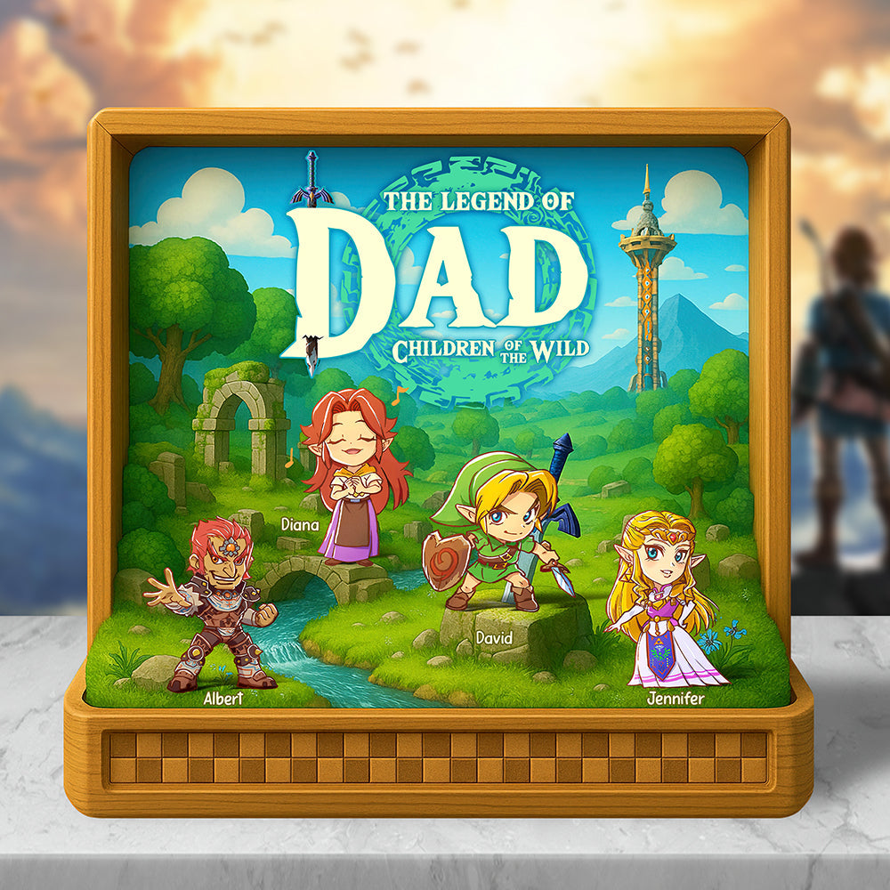 Personalized Gifts For Dad Acrylic Plaque - The Legend Of Dad 022Naqn160425