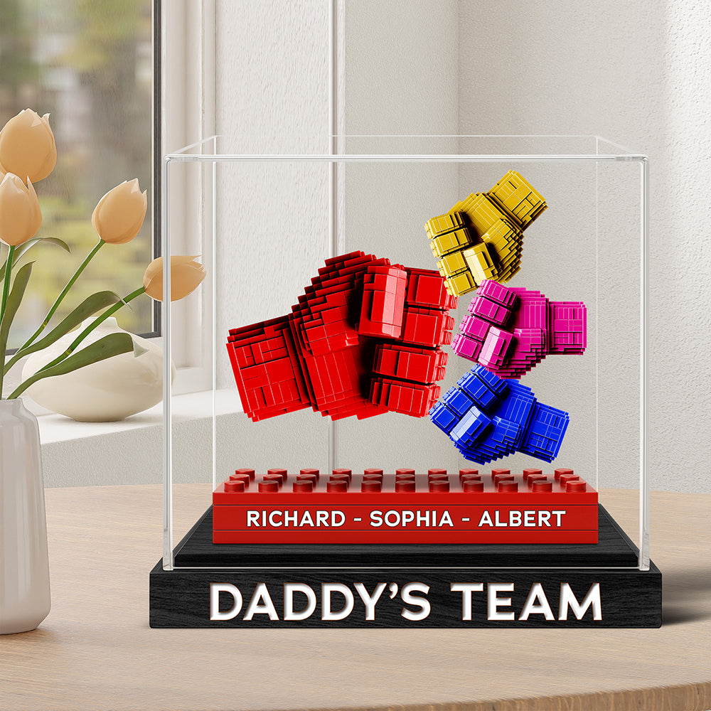Dad'S Fist Bump Acrylic Plaque - Personalized Gifts For Father 04Ohqn150525 - Image 2