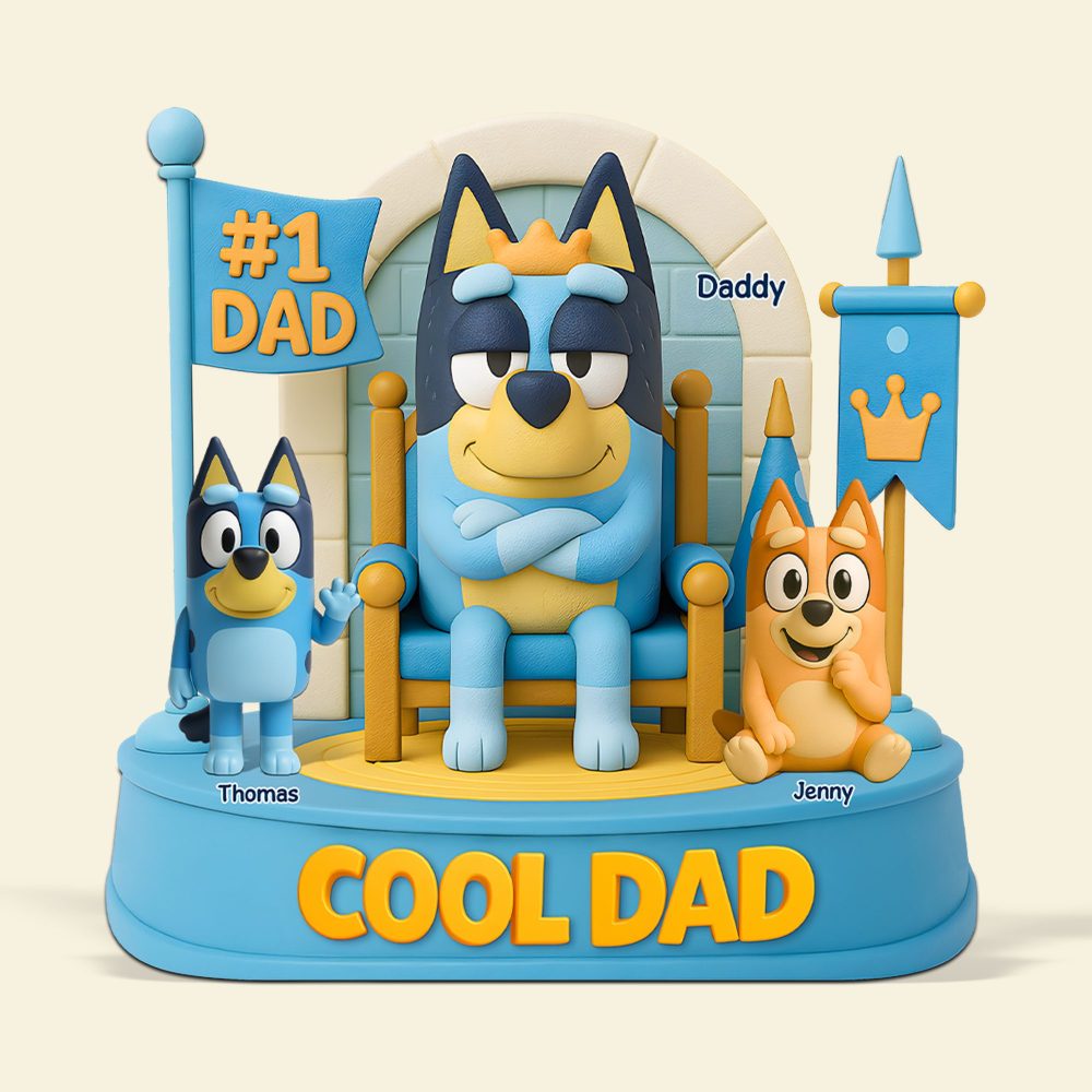 Dog Dad Plaque - Personalized Gifts For Dad 01Napu090525 - Image 4