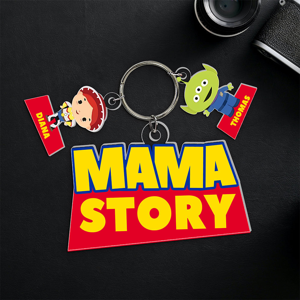Mom Story Keychain - Personalized Christmas Gifts For Mom 01Kaqn260225 - Image 3