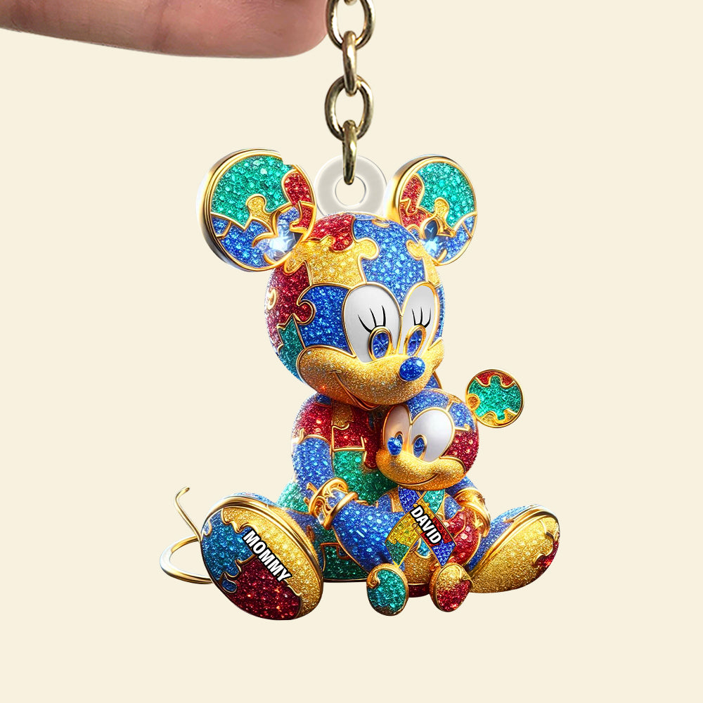 Personalized Gifts For Autism Mom Keychain 02Tgtn220325 - Image 4