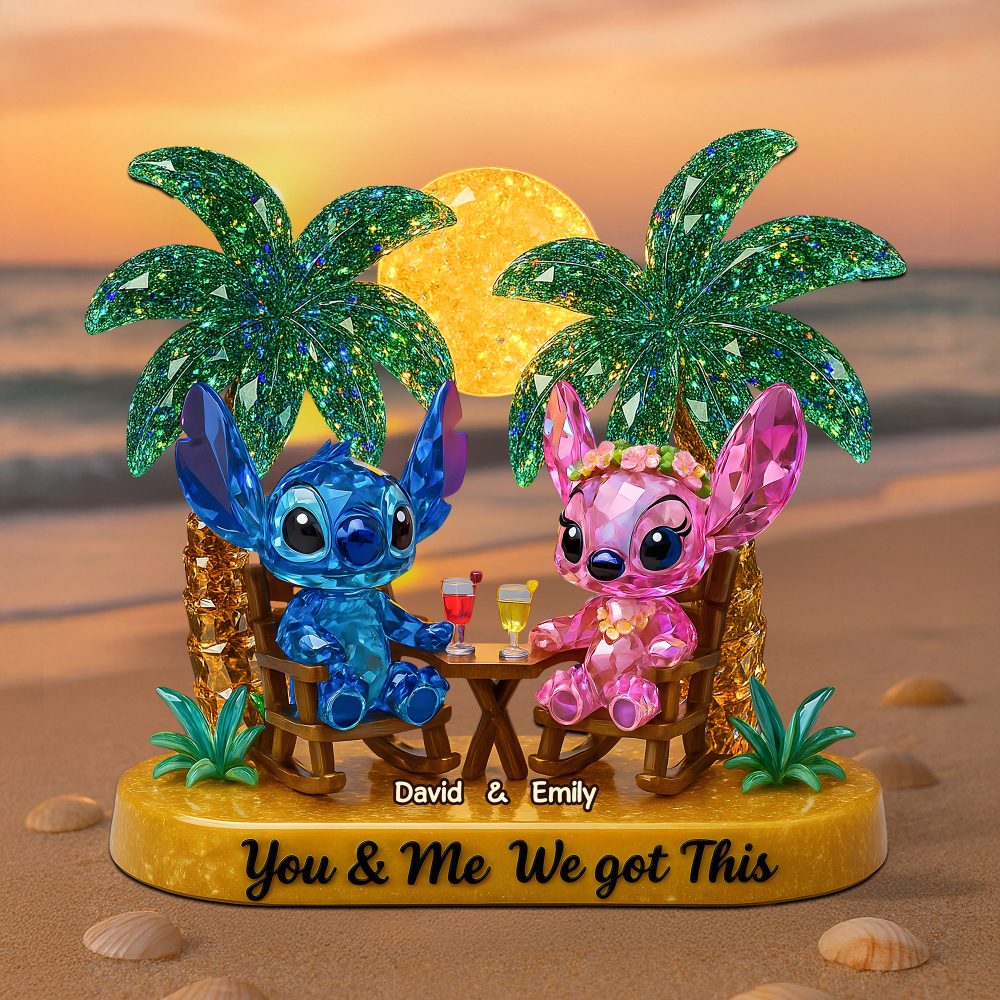 Beach Couple Acrylic Plaque - Personalized Gifts For Couple 05Topu040625 - Image 4