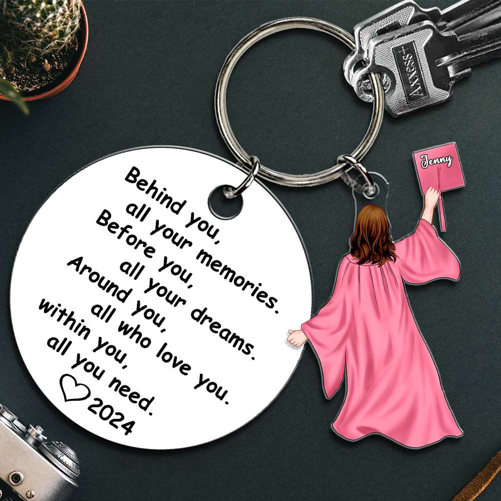 Personalized Gifts For Graduation Tag Keychain 02Acdt131224Tm - Image 4