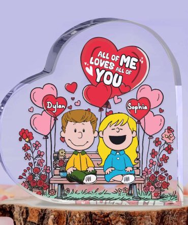 Personalized Gifts For Couple Acrylic Heart Plaque 02Kalu121224Hh
