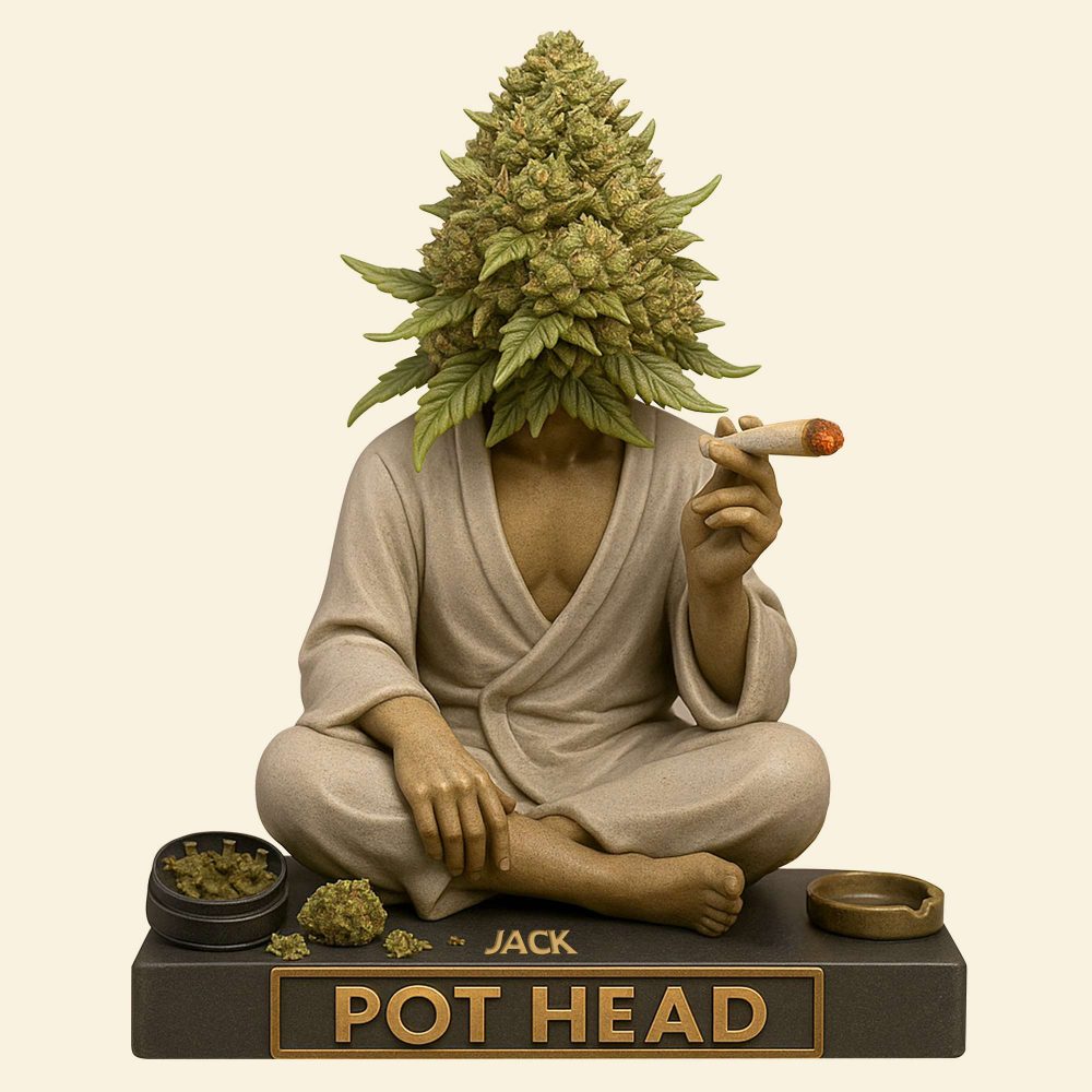 Pot Human Head Acrylic Plaque Personalized Gifts For Stoners 01Totn040625 - Image 4