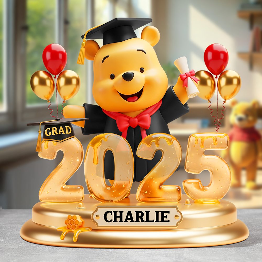 Bear Graduation Plaque - Personalized Gifts For Graduates 04Napu220525