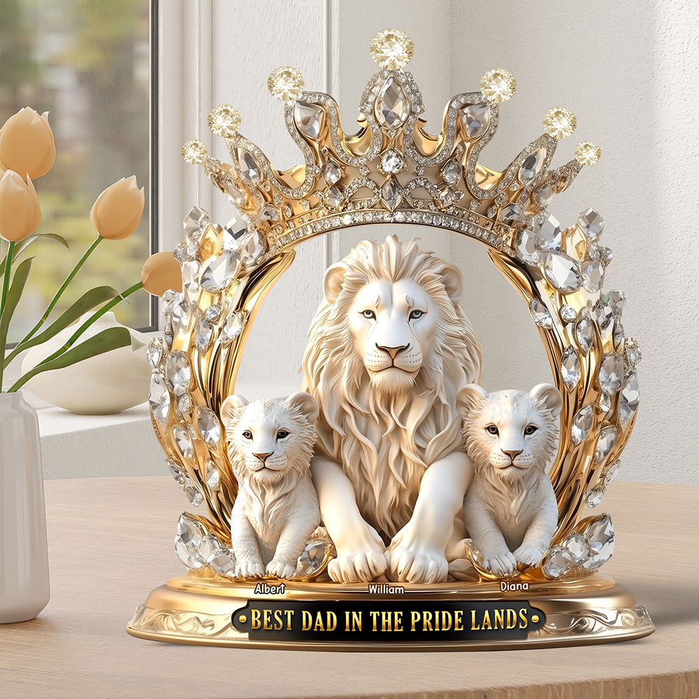 Best Dad Gown Acrylic Plaque, Personalized Christmas Gifts For Dad 01Tgqn080525 - Image 4