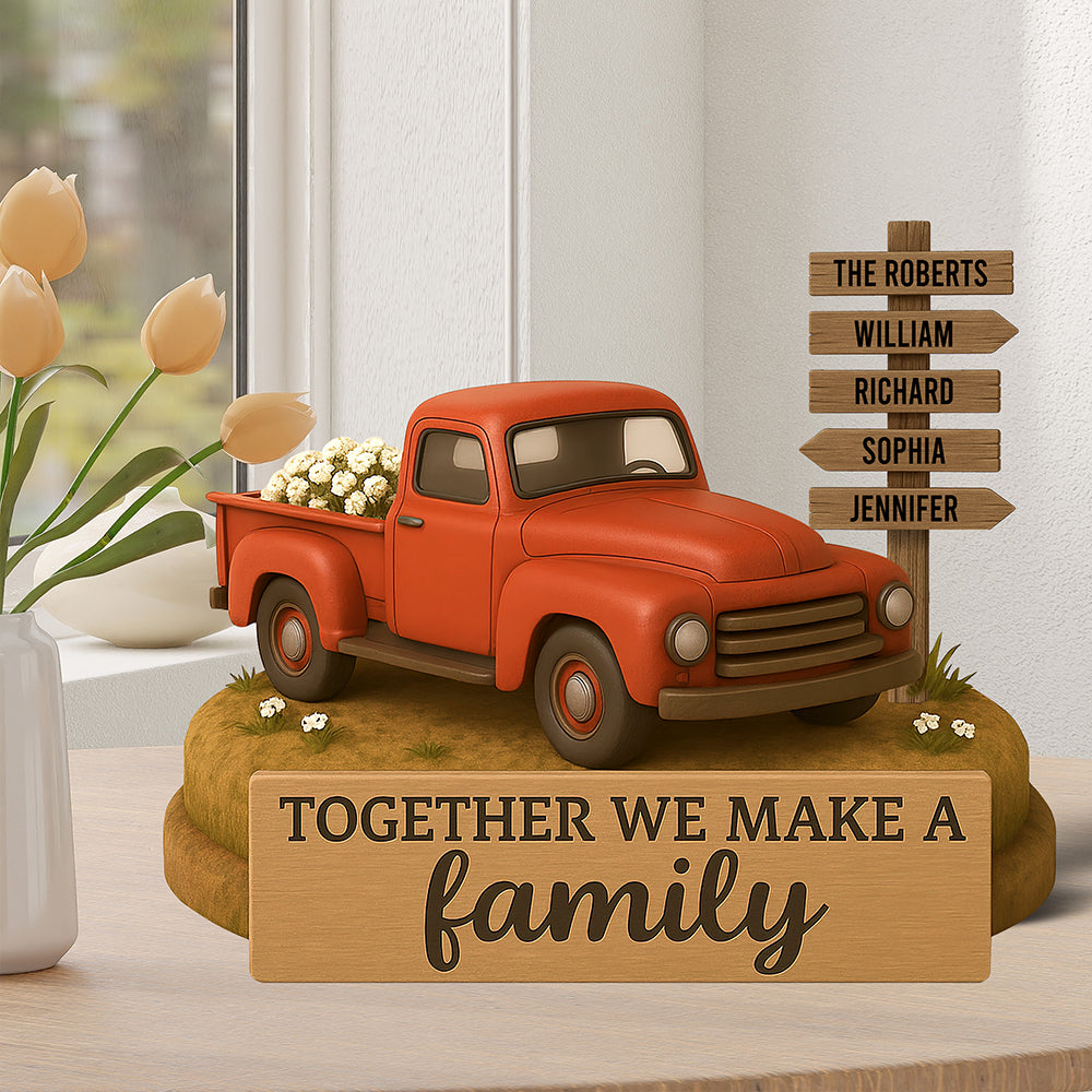 Farmer Family Acrylic Plaque Personalized Gifts For Family 01Naqn170525 - Image 3