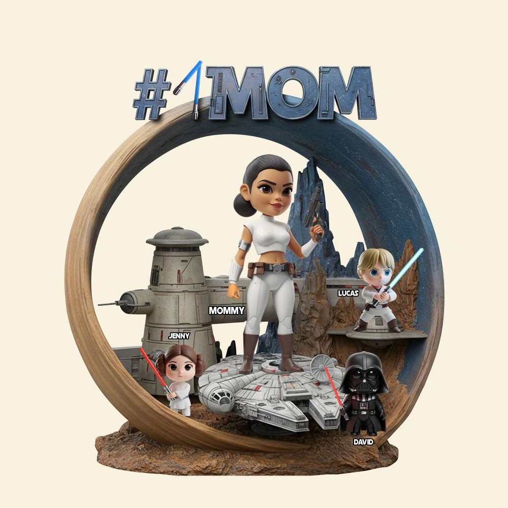 #1 Mom In The Universe – Personalized Christmas Gift For A Stellar Mommy 02Qhtn250425 - Image 4