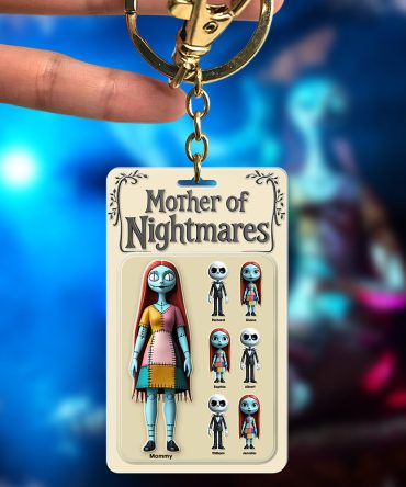 Personalized Gifts For Mom Keychain 02Ohqn090425 Mother Of Nightmares