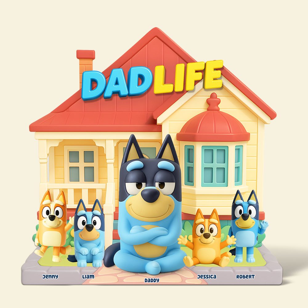 Dog Dad Plaque - Personalized Gifts For Dad 01Napu030525 - Image 4