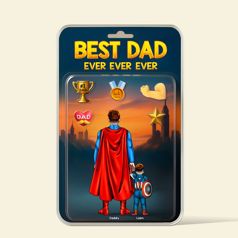 Super Dad Plaque - Personalized Gifts For Dad 01Hupu300425Pa - Image 4