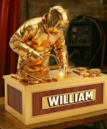Proud Skilled Welder Acrylic Plaque - Personalized Gifts For Welders 02Ohlu140725