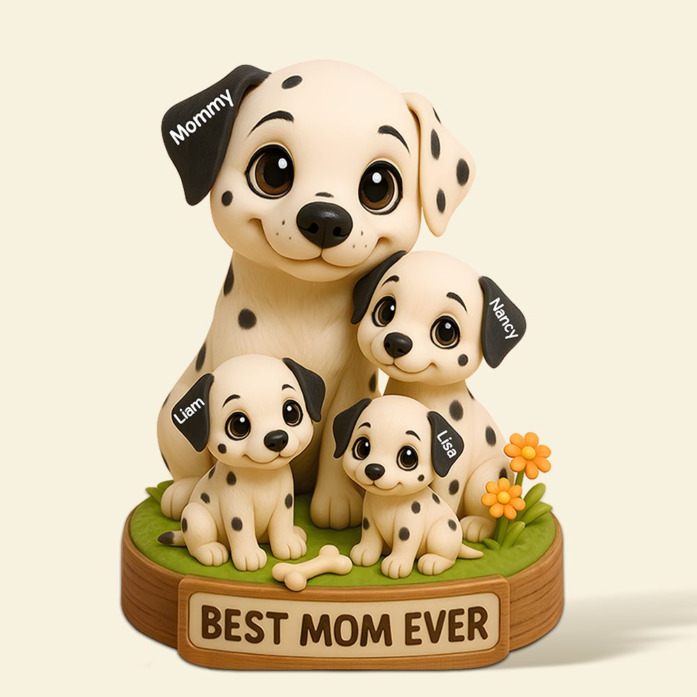 Dog Mom Plaque - Personalized Gifts For Mom 01Napu160425 - Image 4