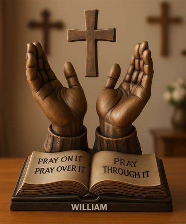 Held In His Hands Acrylic Plaque - Personalized Gifts For Christian 04Tolu160725