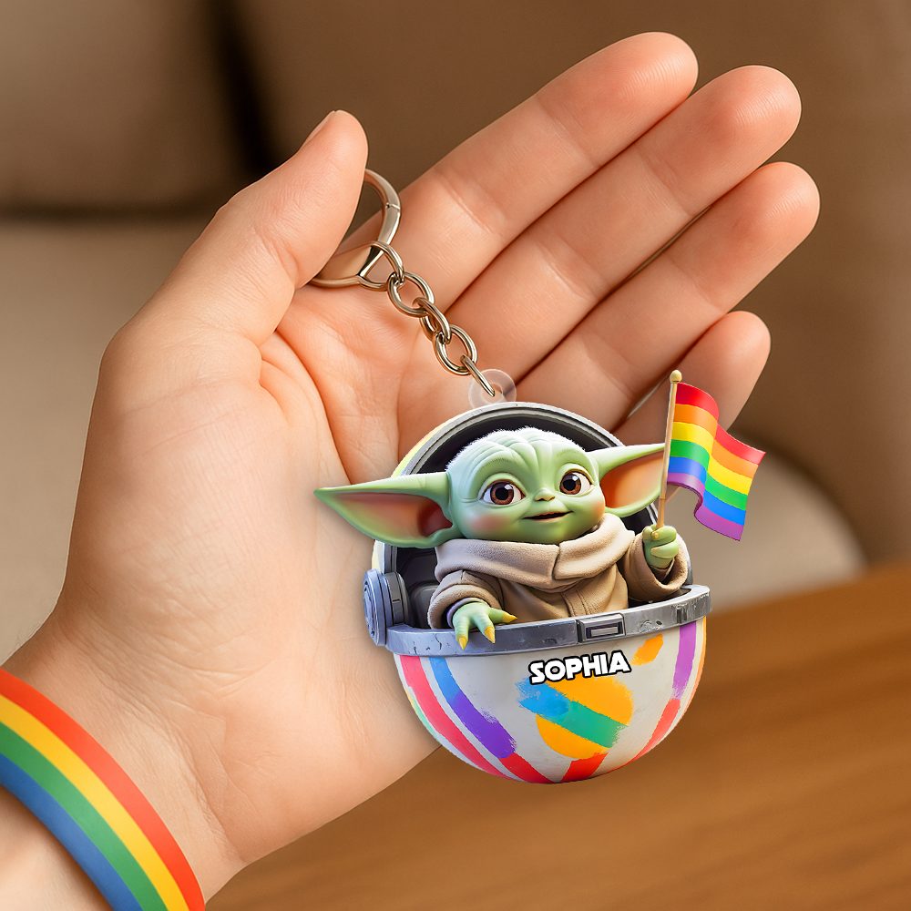 Galaxy Monster Lgbt Keychain - Personalized Gifts For Lgbt 04Hupu280525 - Image 4