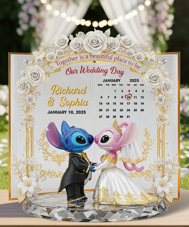 Wedding Couple Plaque - Personalized Gifts For Couple 05Ohqn250625