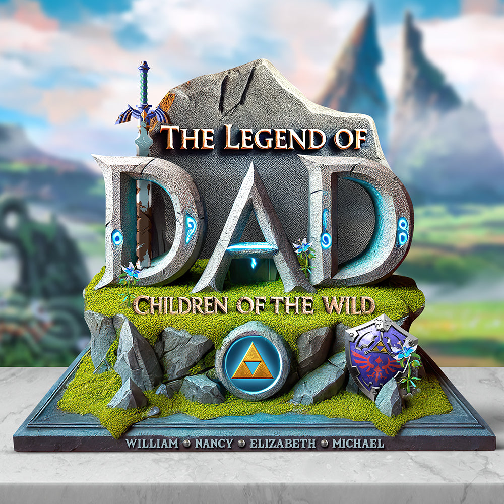 Legend Dad Acrylic Plaque Personalized Gifts For Dad 03Huqn190425 - Image 2