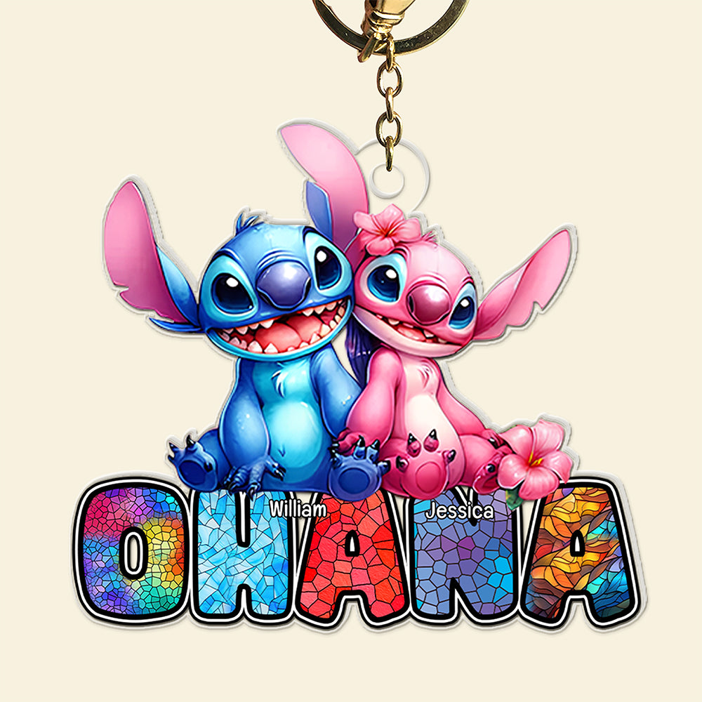 Personalized Gifts For Family Keychain 02Ohqn110225 - Image 4