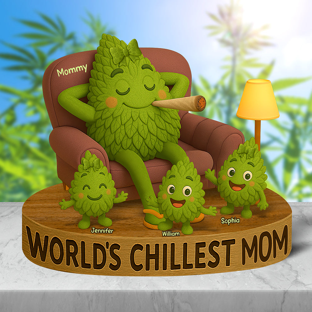 Chilling Dad - Personalized Christmas Gifts For Dad Plaque 022Toqn100425 - Image 4