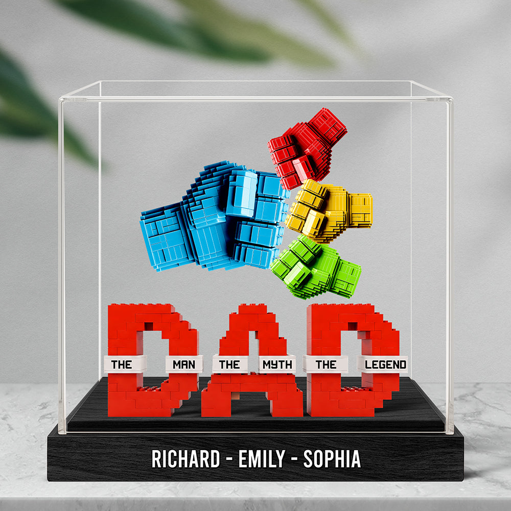 Legend Fist Bump Dad Acrylic Plaque Personalized Gifts For Dad 06Ohqn170525 - Image 4