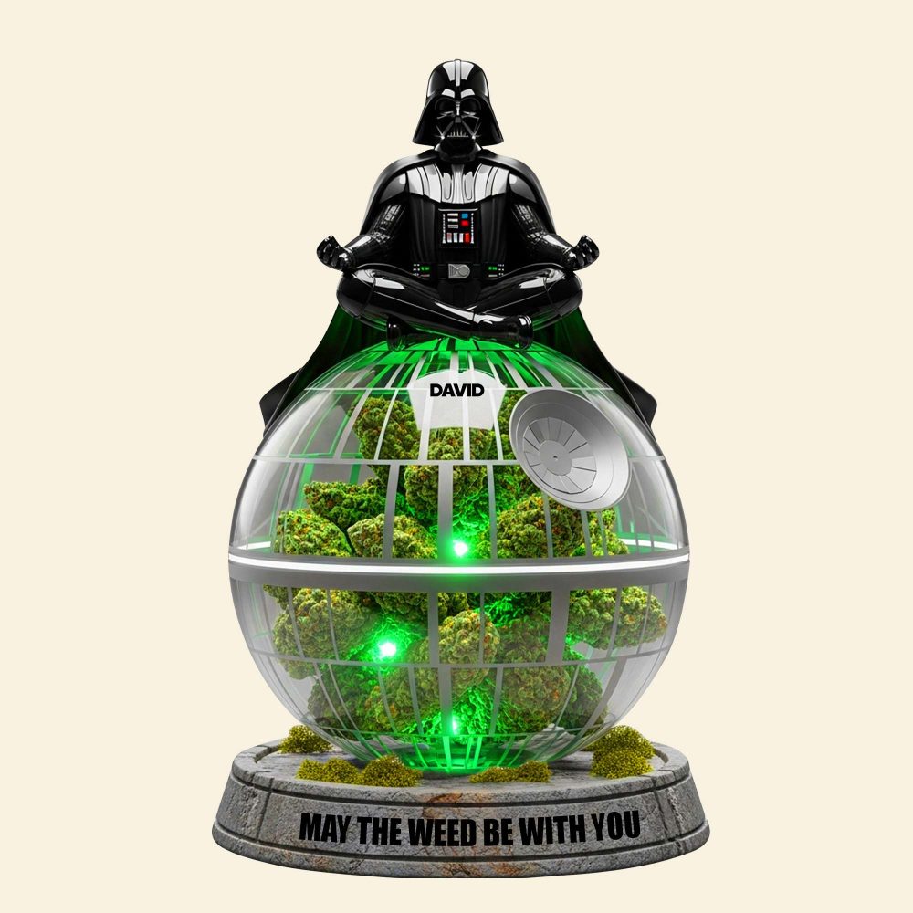 The Force Weed Acrylic Plaque - Personalized Gifts For Weed Lovers 02Totn160625 - Image 4