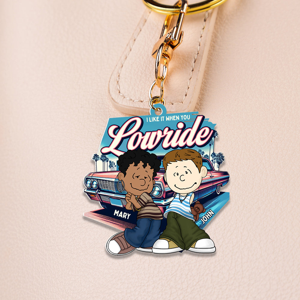 Personalized Gifts For Couple Keychain, Love Lowrider Car 01Qhdt040125Hg - Image 9