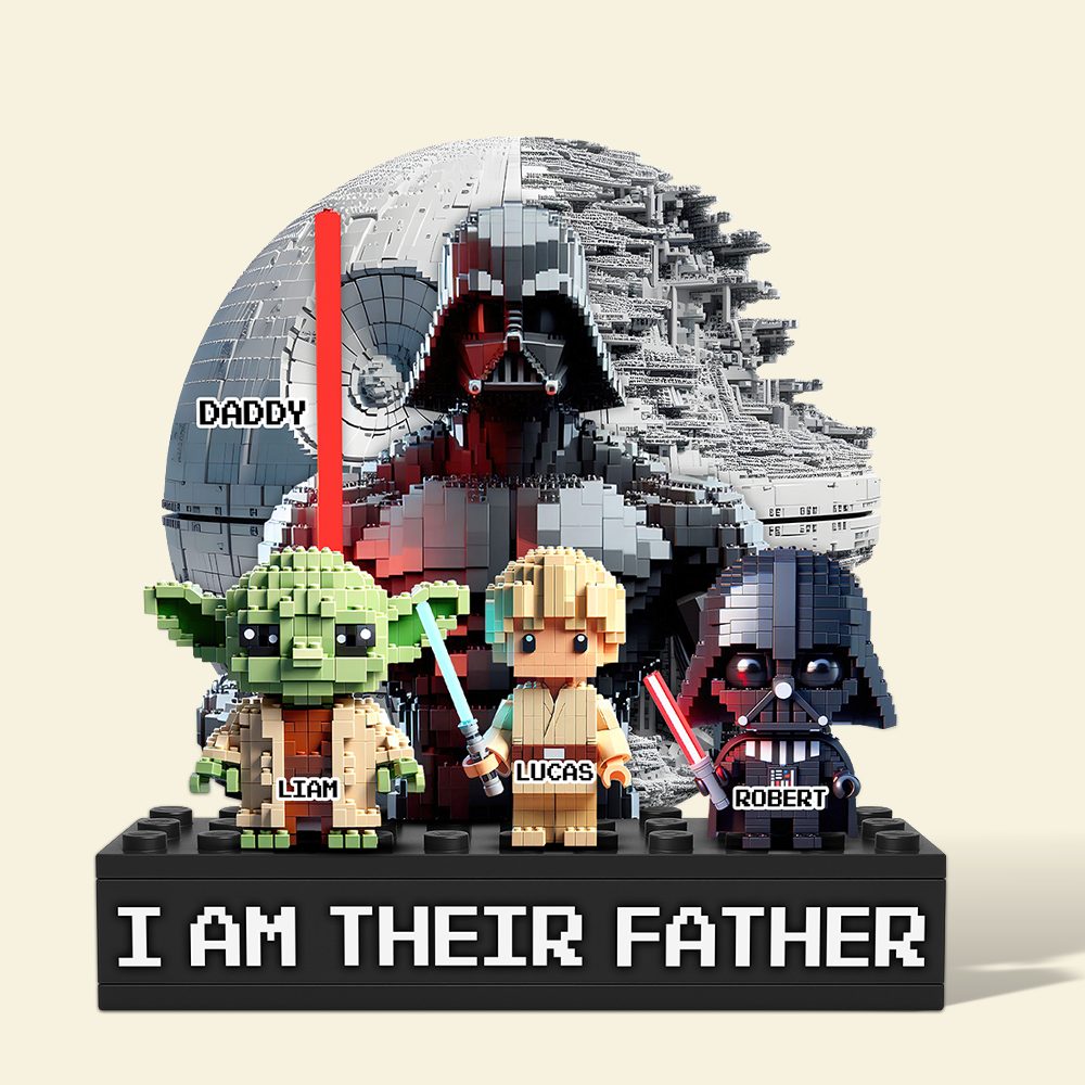 Galaxy Dad Plaque - Personalized Gifts For Dad 02Ohpu190525 - Image 4